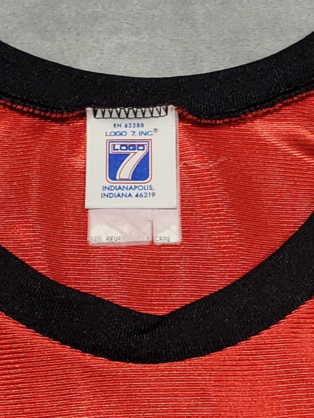 Vintage 90s NBA Chicago Bulls Logo 7 Red Basketball Practice Jersey Size X-Large - Picture 3 of 7